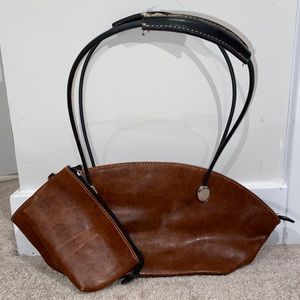 Umberto Bossi Leather Handbag